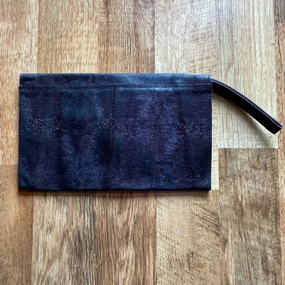 Vintage Exclusively Made for Lawrence Bentley Genuine Leather Wristlet - Picture 4 of 7